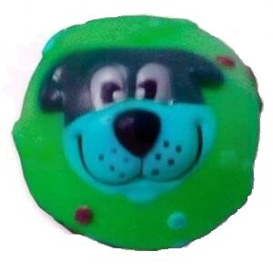 Игрушка для собак Шарик резиновый Собачка 10 29 Д 7 см