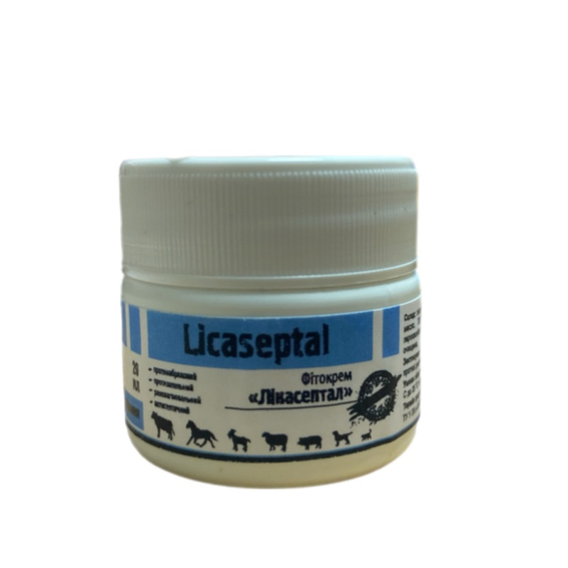 Мазь Ликасептал для профилактики и лечения заболеваний кожи у животных 20 г Круг Мазь Ликасептал для профилактики и лечения заболеваний кожи у животных 20 г Круг