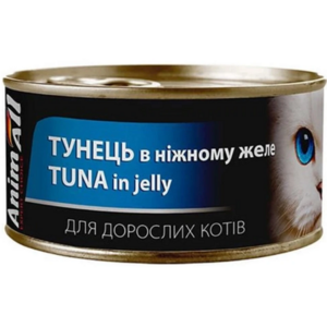 Корм для котов ANIMALL Тунец в нежном желе 85 г