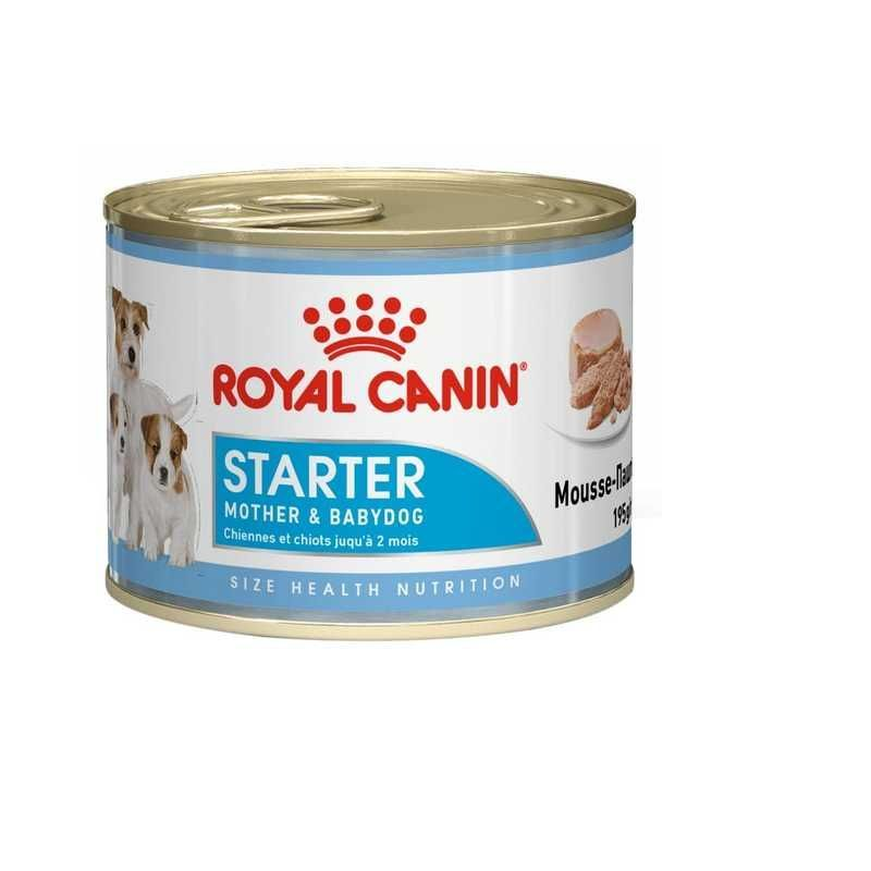 Корм для щенков и беременных собак Starter Mousse нежный мусс 195 г Royal Canin Корм для щенков и беременных собак Starter Mousse нежный мусс 195 г Royal Canin