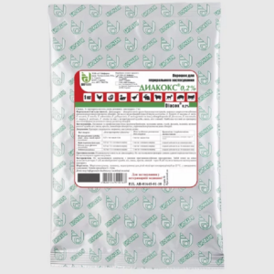 Порошок Диакокс 0,2% для лечения и профилактики кокцидиозов 1 кг Биофарм срок 04.2026