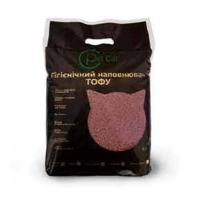 Наполнитель Pet Cat ТОФУ соевый с лавандой 2,5кг Наполнитель Pet Cat ТОФУ соевый с лавандой 2,5кг