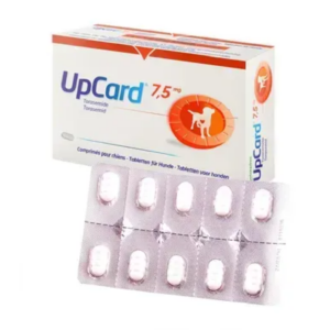 Таблетки для собак UpCard 7,5 мг диуретик при застойной сердечной недостаточности  №10 Vetoquinol  (под заказ 3 рабочих дня)
