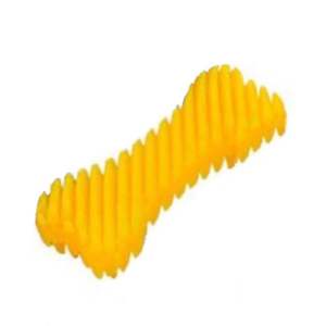 Игрушка для собак Косточка дент грызак с шипами Неон Желтая 12 см Sum-Plast