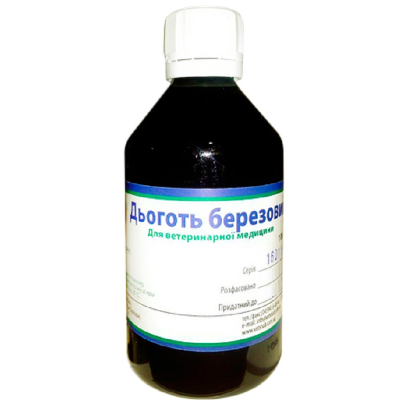 Раствор Деготь березовый для лечения кожных заболеваний 100 мл Укрветпромпостач срок 04.2026 Раствор Деготь березовый для лечения кожных заболеваний 100 мл Укрветпромпостач срок 04.2026