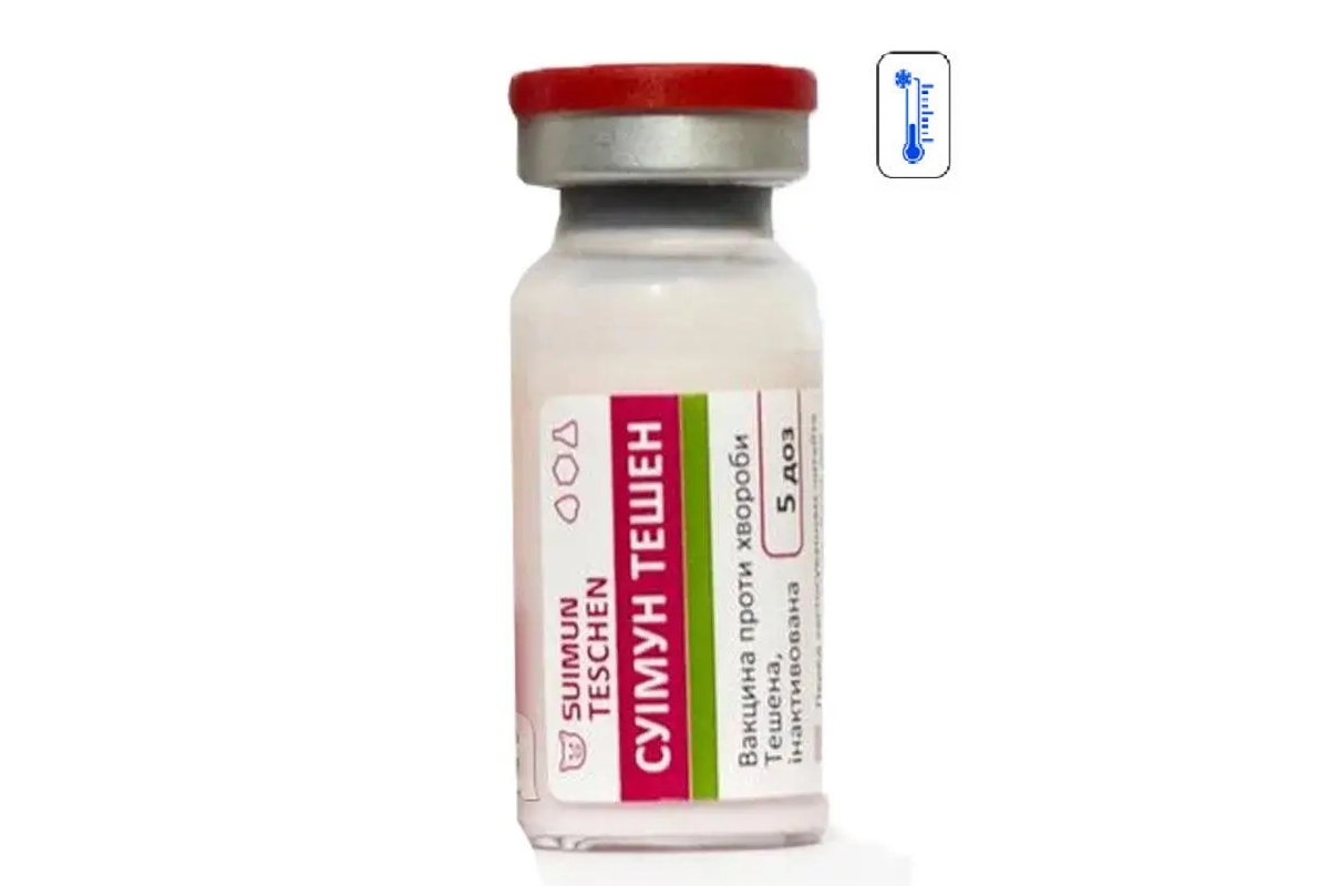 Вакцина Тешена Суимун для свиней 4 дозы БТЛ Вакцина Тешена Суимун для свиней 4 дозы БТЛ