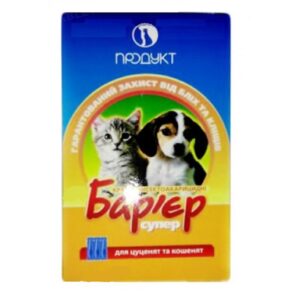 Капли на холку Барьер-супер NEW для щенков и котят  №3 Продукт срок 07.2026