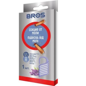 Секция от моли с ароматом лаванды 1 шт  Bros срок 06.2026