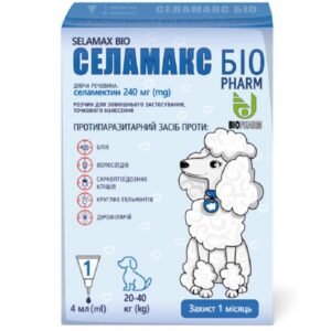 Капли для собак 20-40 кг Селамакс Био 4 мл №1 Биофарм срок 08.2026