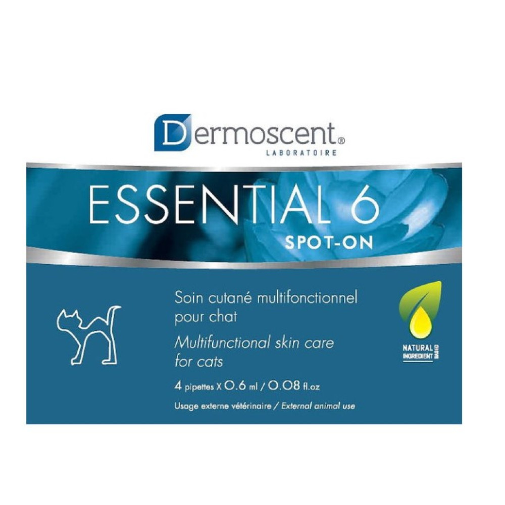 Dermoscent Essential-6 spot-on №4 капли для котов уход за кожей и шерстью Dermoscent Essential-6 spot-on №4 капли для котов уход за кожей и шерстью