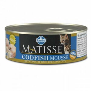 Влажный корм для котов Фармина Farmina MATISSE CAT MOUSSE CODFISH с треской, 85 г