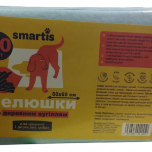 Пеленки с древесным углем антибактериальные  60х60  №30 Magic pat