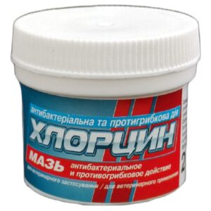 Мазь Хлорцин антибактериальная и противогрибковая  20 г O.L.KAR срок 11.2026