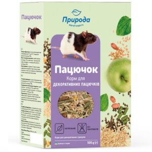 Корм для декоративных крыс Пацючок 500 г Природа срок 07.2026