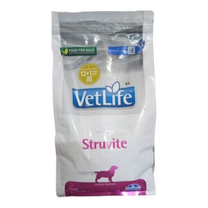 Сухой корм для собак Vet Life Struvite для растворения струвитных уролитов 2 кг Farmina