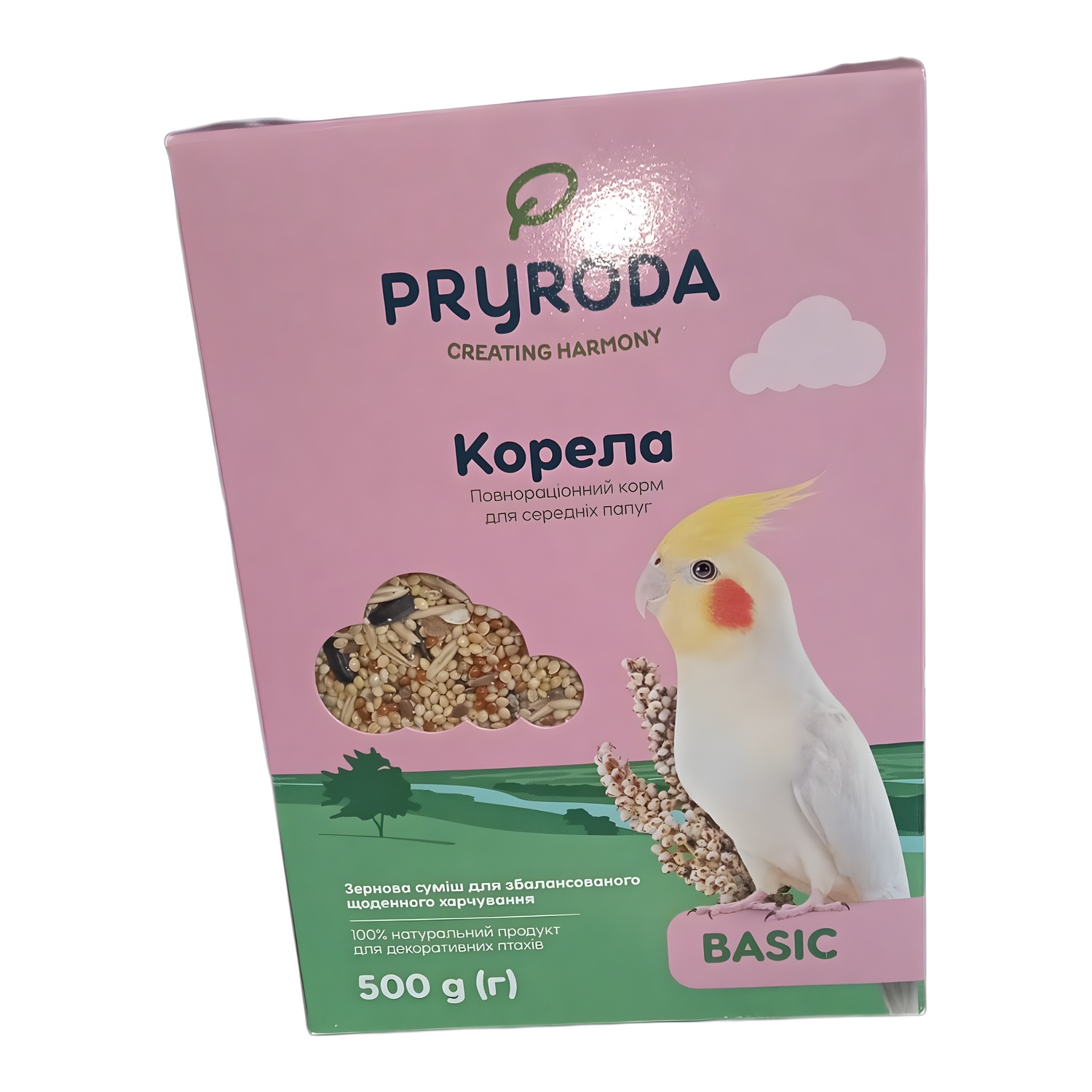 Корм для средних попугаев Корелла + Йод 500 г Природа Корм для средних попугаев Корелла + Йод 500 г Природа